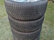 Grajewo ogłoszenia: Komplet kół aluminiowych 17 cali do Hyundai, z oponami zimowymi... - zdjęcie